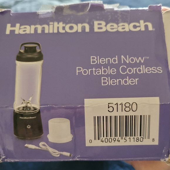 Hamilton Beach Cordless Personal Blender, 16oz, Model #51180 Like New - Picture 14 of 14